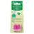 Clover Flexible Rubber Thimbles Medium 2 Pack Pink