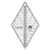 Creative Grids 60 Degree Mini Diamond Ruler CGR60DIAMINI