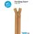 By Annie 24 Inch Handbag Zipper Golden Brown - See Video