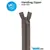 By Annie 24 Inch Handbag Zipper Taupe - See Video