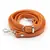 Leather Bag Handle Single Strap with Buckle and Clips 100 to 120 cms Multiple Colours Available - Orange