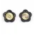Genuine Leather Flower Magnetic Clasps x 1 Set - Multiple Colours