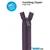 By Annie 24 Inch Handbag Zipper Eggplant - See Video