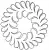 Feather Wreath 5" #30342