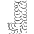 Uneven Feather Border lge #30456