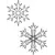 Continuous Snowflake Pair 1 #30523