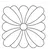 Square Daisy #30587