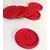 Red Painted 40 mm x 3 Buttons