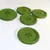 Green Painted 40 mm x 3 Buttons