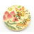 Natural Timber Butterfly and Flower Button 30 mm NT19