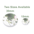 White and Pink Water-lily Button D12