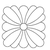 Square Daisy #30587