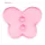 Pale Pink Butterfly Shaped Plastic Button