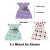 Polka Dot Dress Buttons x 3