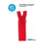 By Annie 30 Inch Handbag Zipper Atom Red - See Video