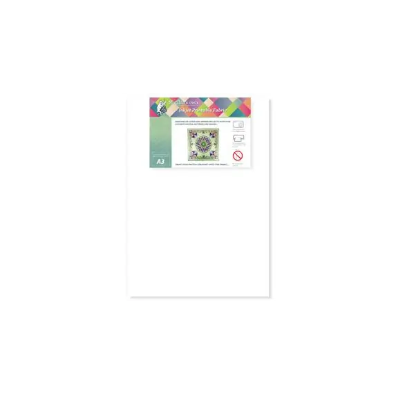 Printable Fabric (Inkjet) A3 x 5 Sheets