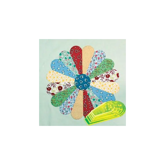 Dresden Plate Curved 4" to 9" Patchwork Template Matilda's Own