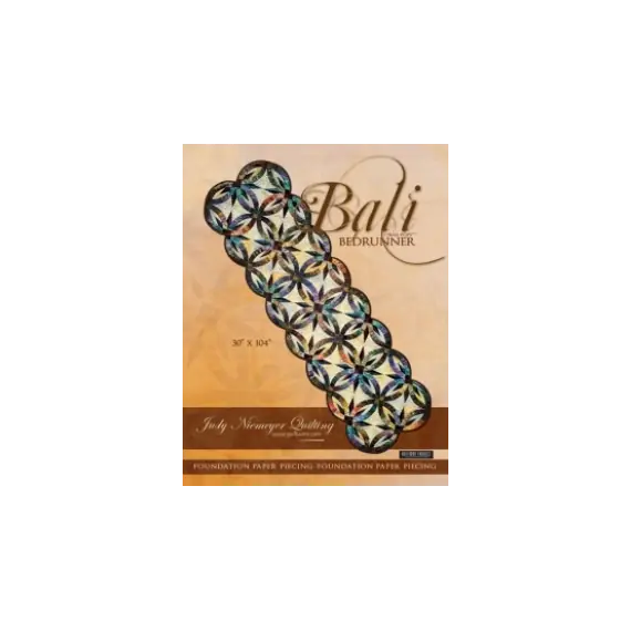 Bali Bed Runner Pattern by Judy Niemeyer Quiltworx - Image of Bed Runner Pattern i Image of original Pattern Cover