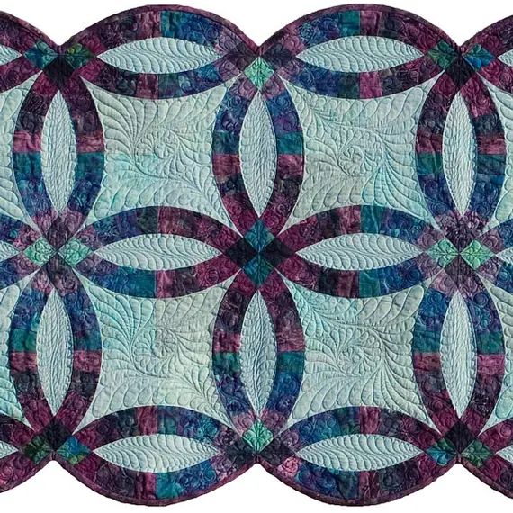 Wedding Ring Bed Runner Pattern Judy Niemeyer