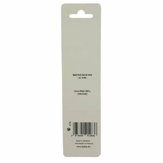 Bohin Mechanical Chalk Pencil Refills 16 Pack x 3 Colours