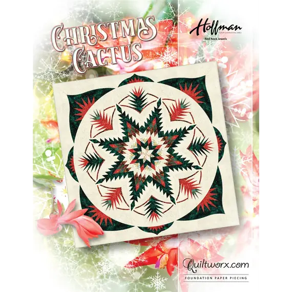 Christmas Cactus Quilt Pattern by Judy Niemeyer