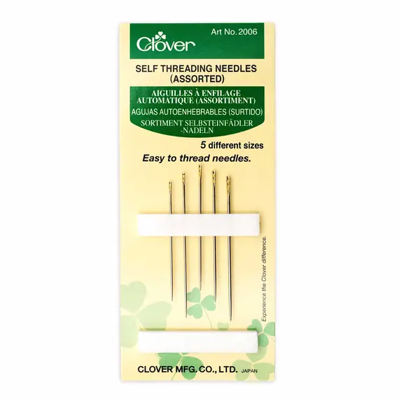 Clover Self Threading Needles