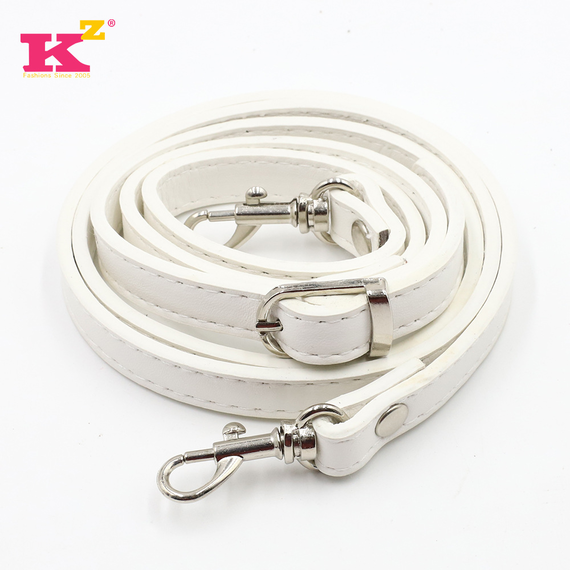 Leather Bag Handle Single Strap with Buckle and Clips 100 to 120 cms Multiple Colours Available