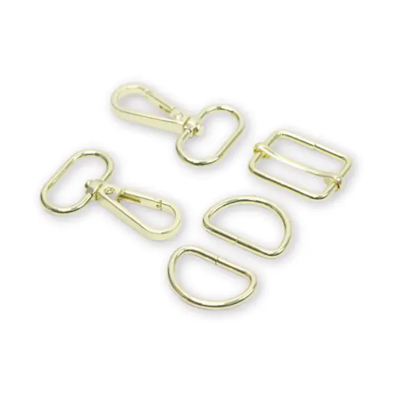 Basic 3 Gold 1 Inch (25mm) Hardware Kit by Sallie Tomato