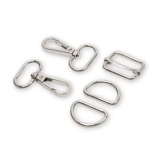 Basic 3 Nickel 1 Inch (25mm) Hardware Kit by Sallie Tomato