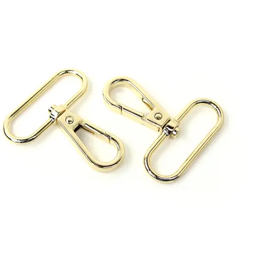 Swivel Hook 1 1/2 Inch 38mm Gold x 2 by Sallie Tomato
