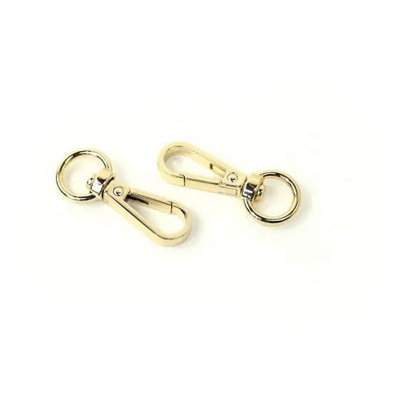 Swivel Hook 1/2 Inch 12mm Gold x 2 by Sallie Tomato