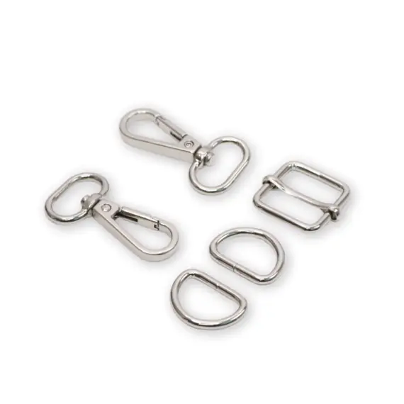 Basic 3 Nickel 3/4 Inch (19mm) Hardware Kit by Sallie Tomato