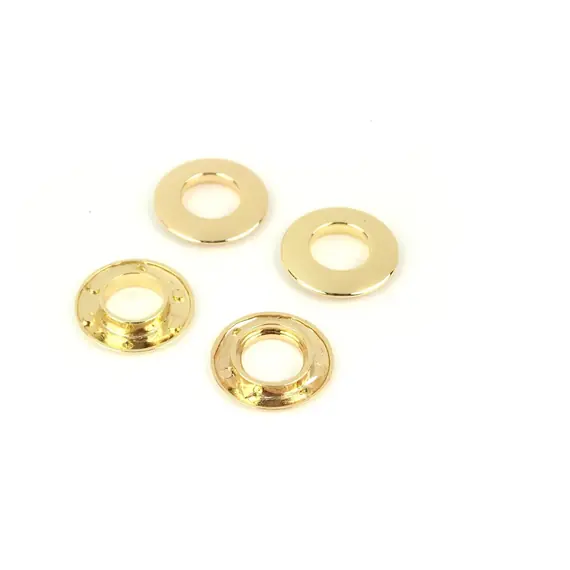 Snap Grommets Gold 1/2 Inch (12mm) set of 4 by Sallie Tomato