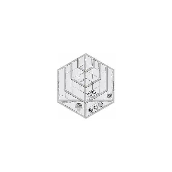 Hexagon Trim Tool - Creative Grids - Non Slip SEE VIDEO