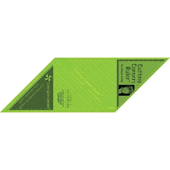 Cutting Corners Ruler™ by Sharyn Craig of Cozy Quilt Designs
