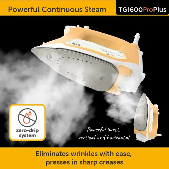 Yellow Oliso Pro Plus Smart Iron - TG1600Pro  SEE VIDEO
