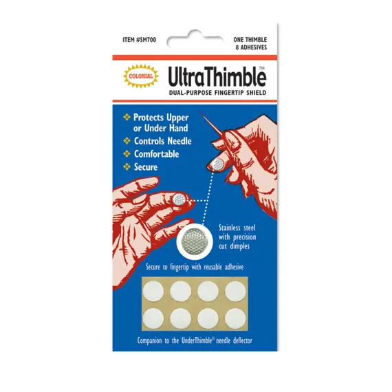 Ultra Thimble Dual Purpose Fingertip Shield by Colonial Needle Co.