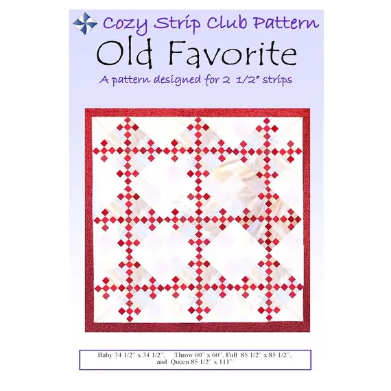 Old Favorite Pattern by Cozy Quilt Designs - Image of Pattern Cover