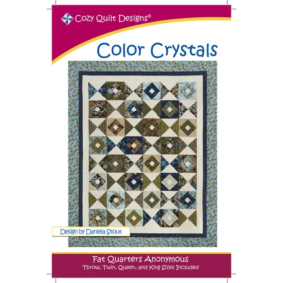 Color Crystals Pattern by Cozy Quilt Designs