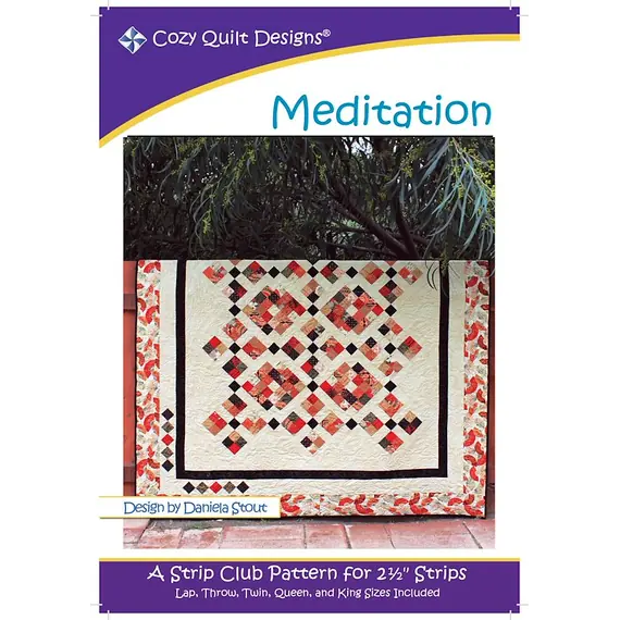 Meditation Pattern by Cozy Quilt Designs - Image of Pattern Cover