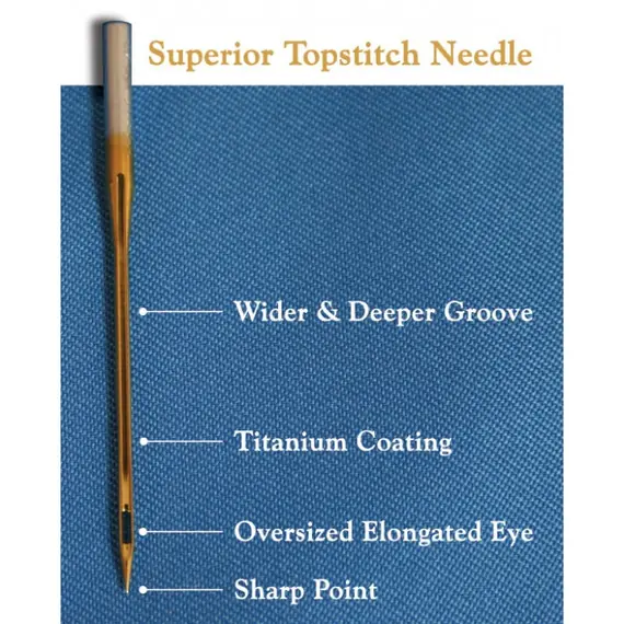 Superior Topstitch Needle Structure