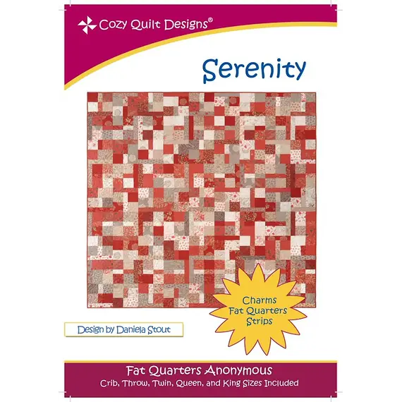Serenity Pattern by Cozy Quilt Designs - Image of Pattern Cover