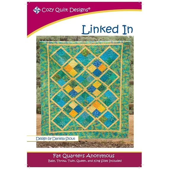 Linked In Pattern by Cozy Quilt Designs Image of Pattern Cover