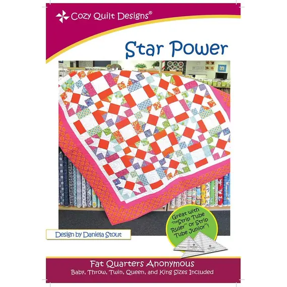 Star Power Pattern by Cozy Quilt Designs - Image of Pattern Cover