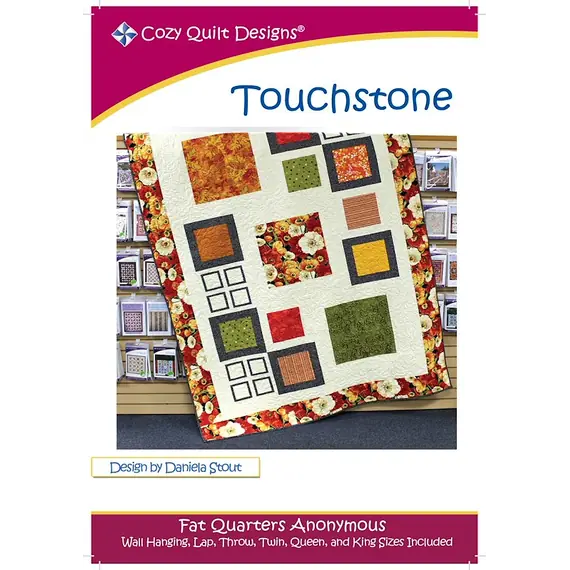 Touchstone Pattern by Cozy Quilt Designs - Image of Pattern Cover