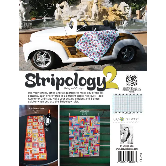 Stripology 2 Book By GE Designs Gurdun Erla Back