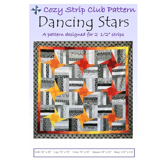 Dancing Stars Quilt Pattern by Cozy Quilt Designs