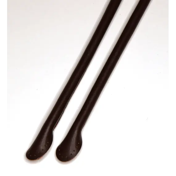 Genuine Leather Round Strap Ear Tab 60 cms Brown