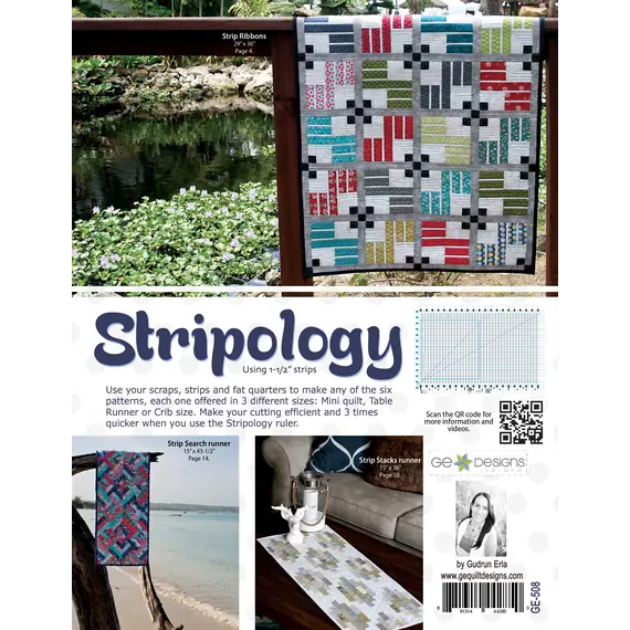 Stripology Book By GE Designs Gurdun Erla Back Cover