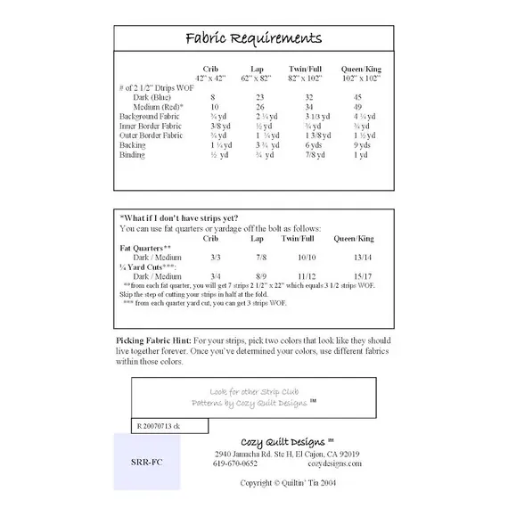 Friendship Chain Quilt Pattern by Cozy Quilt Designs